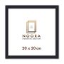 Noora ramme fyrretræ 20x20cm sort