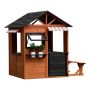 Nordic Play legehus træ brun 170x126x154 cm