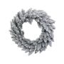 Kunstig julekrans m/sne Flock Ø45 cm