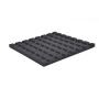 Nordic Play gummiflise sort 500x500x3 mm 