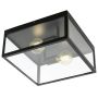 Eglo loftlampe Charterhouse sort 2x60 W