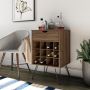 Notio Living Harmony vinreol m. skuffer brun