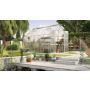 Vitavia drivhus Uranus alu 6 mm poly 9,9 m² inkl. sokkel 