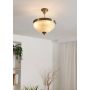 Eglo Marbella loftlampe antik messing 3xE14 Ø37 cm