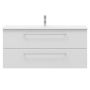Camargue badmøbelsæt Freja blank hvid 120 cm