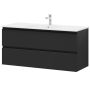 Camargue badmøbelsæt Leva sort 120 cm