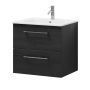 Camargue badmøbelsæt Adam sort træ 60 cm 