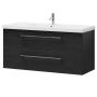 Camargue badmøbelsæt Malte sort træ 120 cm 