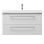 Camargue badmøbelsæt Malte mat hvid 100 cm 