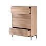 Notio Living Celine kommode 4 skuffer eg - MDF