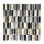 Mosaik Stick sten & glas mix brun 30x30 cm