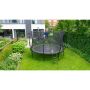 Exit Toys trampolin Silhouette sort Ø244 cm inkl. sikkerhedsnet