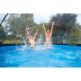 Exit Toys rund pool Wood brun Ø360 cm inkl. sandfilterpumpe og pooltag