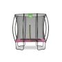 Exit Toys firkantet trampolin Silhouette pink 214x153 cm inkl. sikkerhedsnet