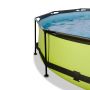 Exit Toys pool Lime m/patronfilterpumpe Ø360x76 cm