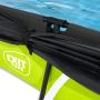 Exit Toys pool Lime m/baldakin og patronfilterpumpe 220x150x65 cm