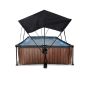 Exit Toys pool Wood m/baldakin og patronfilterpumpe 300x200x65 cm