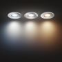 Philips Hue indbygningsspot til badeværelse krom Adore 3 pak