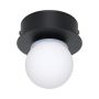 Eglo væglampe/loftlampe Mosiano Ø110 sort/hvid
