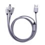 BAUHAUS USB-kabel grå 1 m 