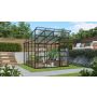 Vitavia drivhus Freya 7,6 m² sort 3 mm hærdet glas 