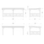 Palmako pavillon Lenna Connect 307 ubehandlet 16,6 m²