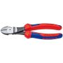 Knipex skævbider 180 mm blå/gul