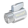 Ballofix forkromet hvid ½-½"