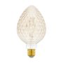 Eglo LED-globepære amber E27 2W 2200K dæmpbar Ø9,5 cm