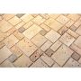 Mosaik Combination travertin beige mix 30,5x30,5 cm