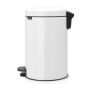 Brabantia pedalspand Newicon 12 l hvid