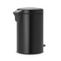 Brabantia pedalspand NewIcon 12 l sort