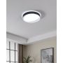 Eglo Laurito loftlampe 2760lm Ø490 sort/hvid