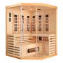 Sanotechnik sauna Deluxe inde infrarød 2,1 m² 3-4 pers.