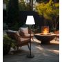 Eglo gulvlampe udendørs E27 H148 cm sort