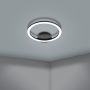 Eglo LED-loftlampe SMART Parrapos-Z sort/hvid 3000-6500K 34x30 cm