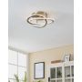 Eglo Rolimare LED-loftlampe børstet stål 42x40 cm