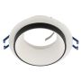 Eglo Carosso indbygningsspot GU10 Ø9,3cm hvid/sort 