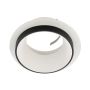 Eglo Carosso indbygningsspot GU10 Ø9,3cm hvid/sort 