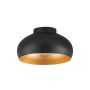 Eglo Mogano loftlampe E27 sort/guld Ø28 cm