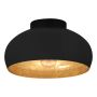 Eglo Mogano loftlampe E27 sort/guld Ø28 cm