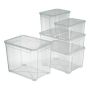 Regalux opbevaringskasse Clear Box 70L XL