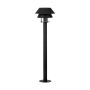 Eglo bedlampe Chiappera sort IP65 E27 22x80 cm