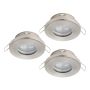 Eglo Favazzina indbygningsspot GU10 IP44 Ø8,8 cm 3 stk. - flere farver