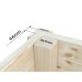Palmako udestue Andrea Slide Plus ubehandlet 17,1 m²