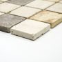 Mosaik Quadrat travertin sand 30,5x30,5 cm