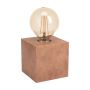 Eglo bordlampe  Prestwick 1 rust 10 cm	