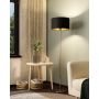 EGLO gulvlampe Maserlo sort Ø38 cm