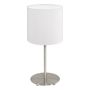 Eglo bordlampe Pasteri h275 bs/hvid