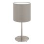 Eglo bordlampe Pasteri h275 bs/taupe